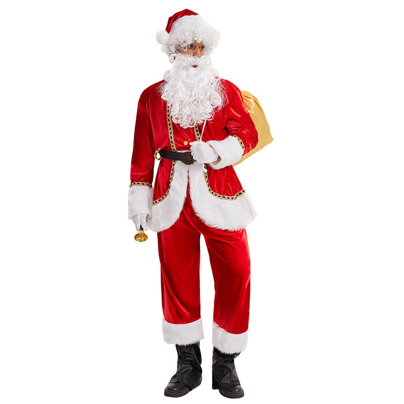 Santa Claus Costume Christmas Party Performance Outfit