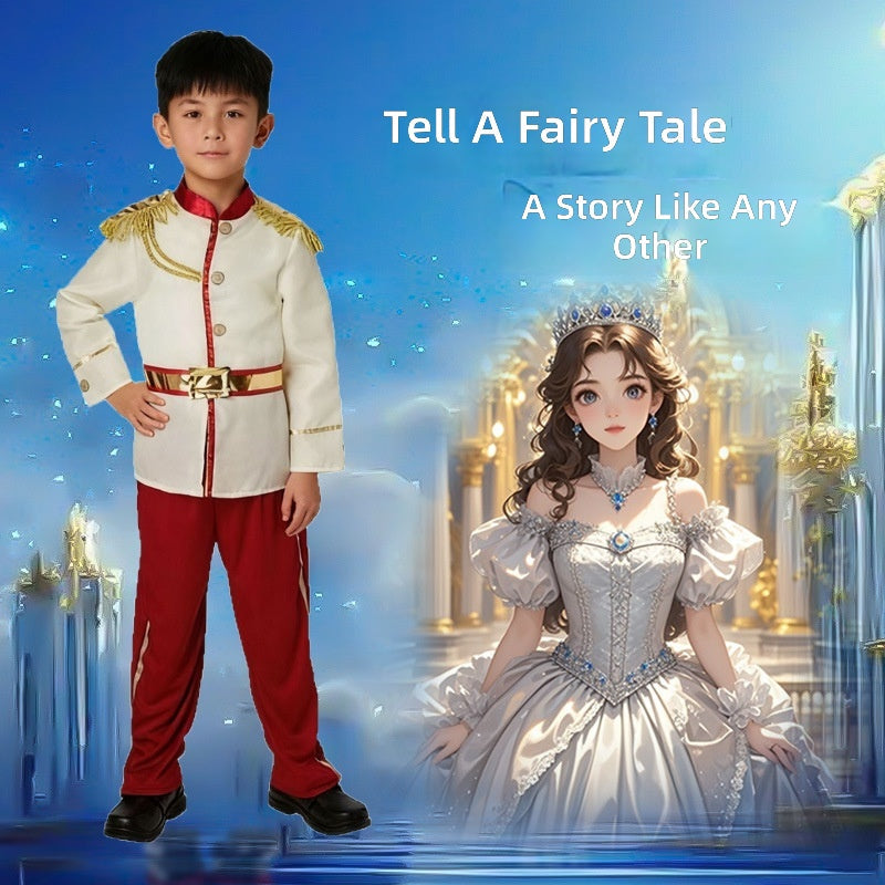 Children's Halloween Prince Costume For Boys Stage Performance
