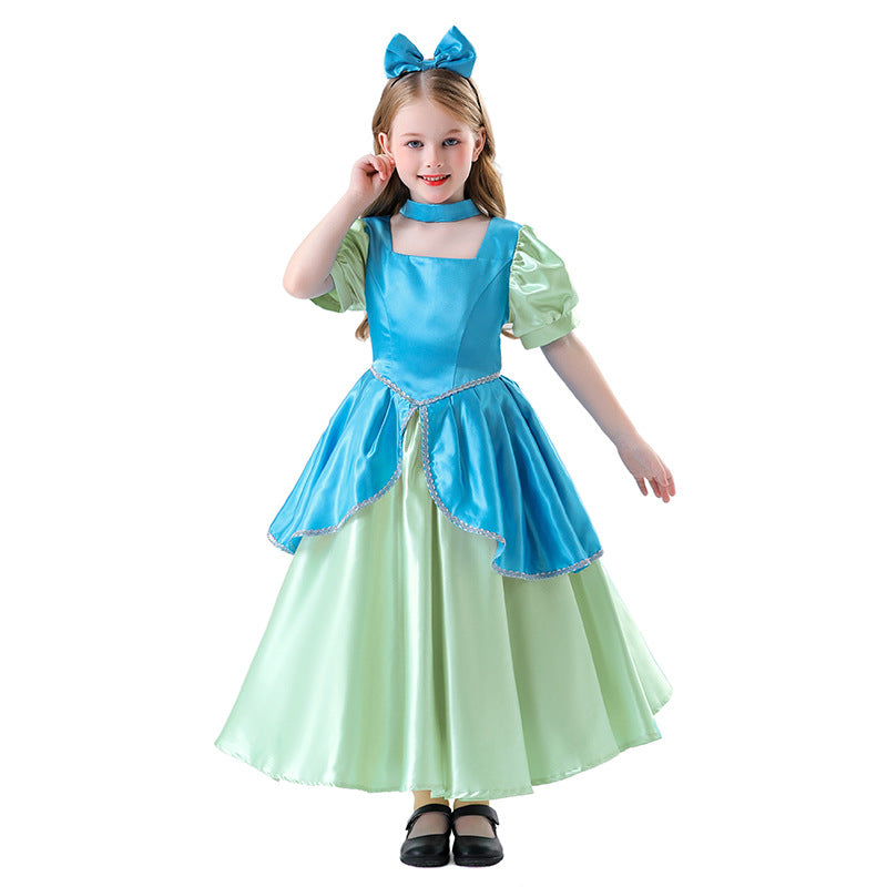 Halloween Cinderella Pink Princess Dress Cosplay Costume