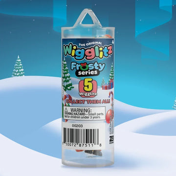 Wigglitz 5 Pack Tube - Frosty Series - Includes 5 Assorted Holiday Wigglitz!