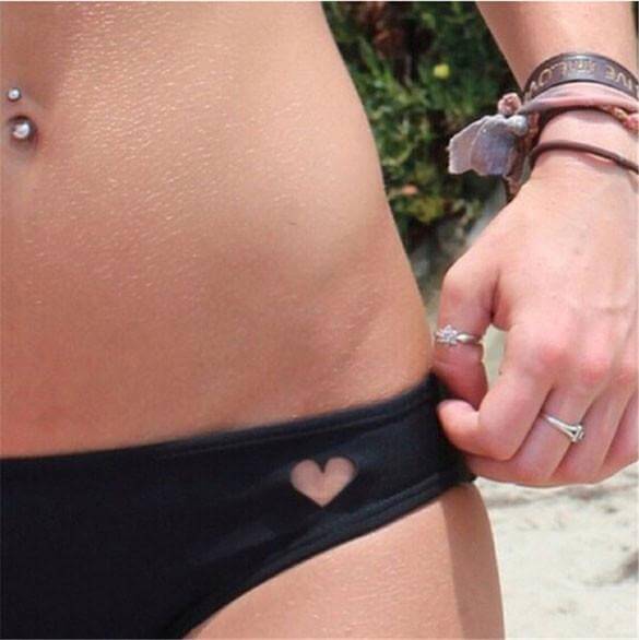 HEART DETAIL BIKINI BOTTOM
