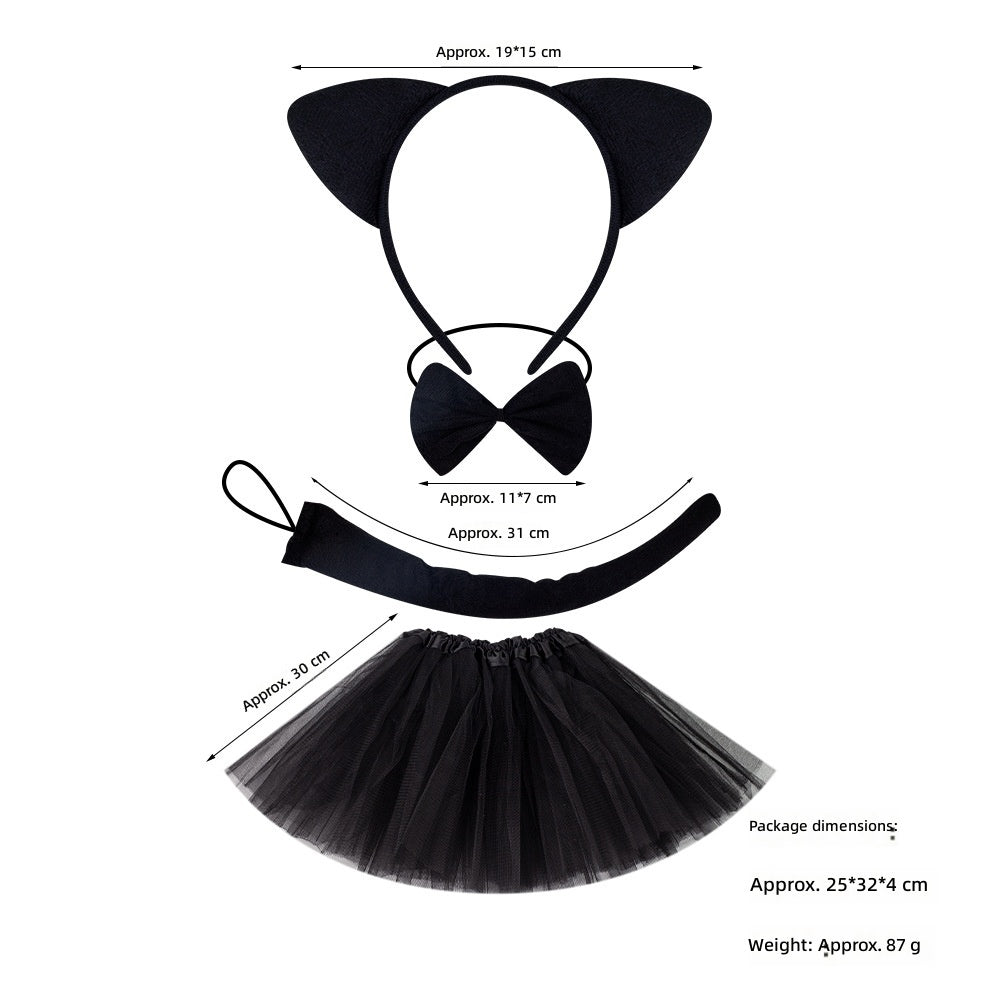 Cat Ears Headband Halloween Costume Party Animal Headwear