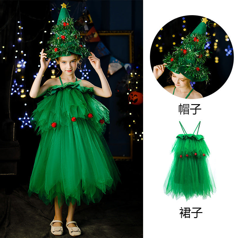 Christmas Elf Costume For Kids, Green, Family Matching
