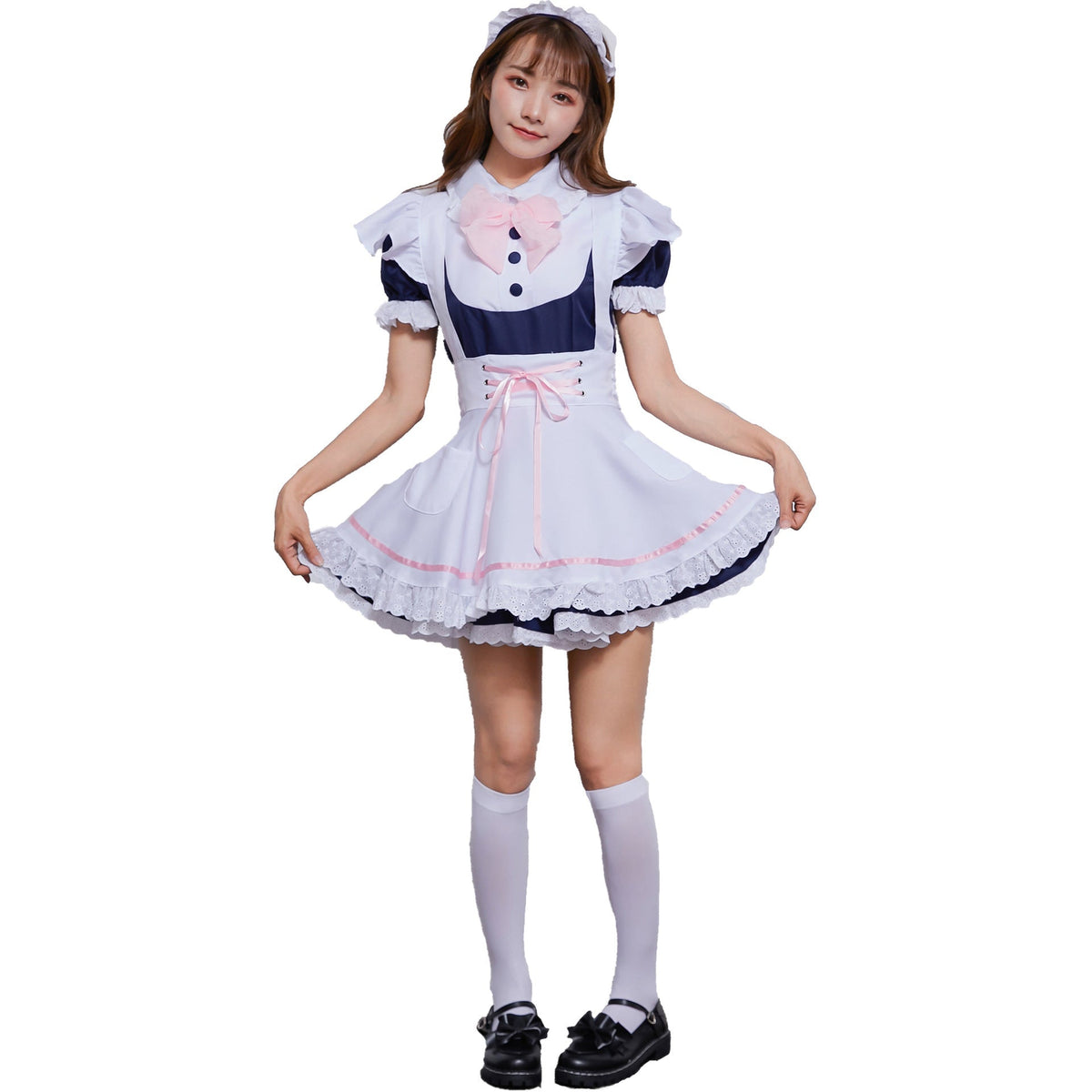 Anime Maid Uniform Cosplay Costume For Halloween Party