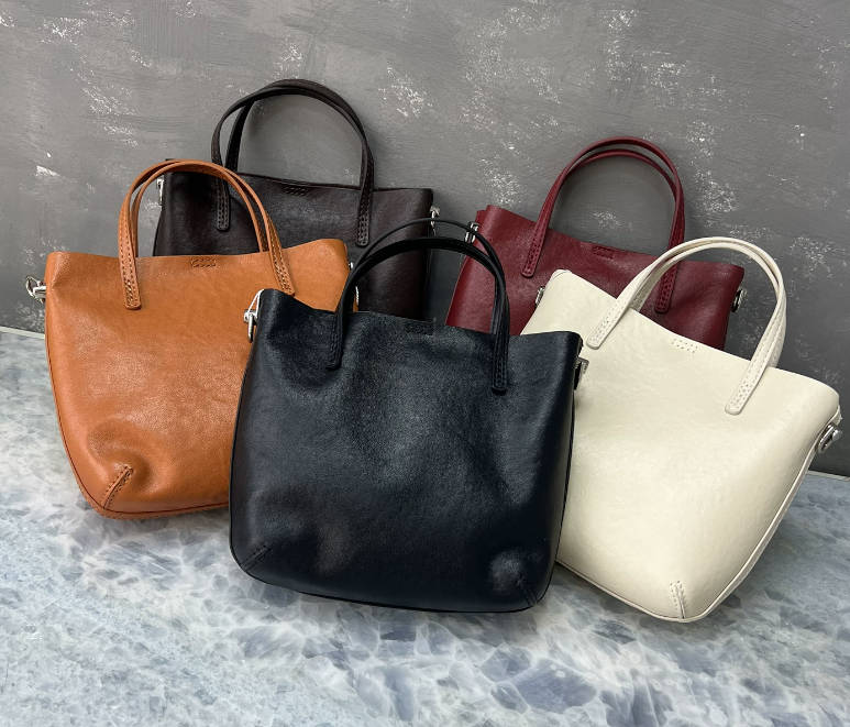 Women Vintage Leather Fashionable Small Shoulder Hand Bag
