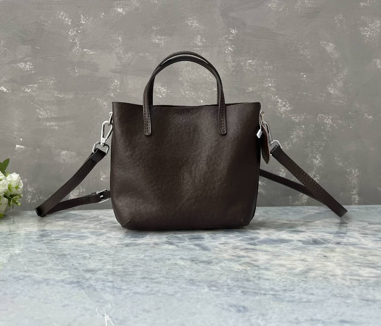 Women Vintage Leather Fashionable Small Shoulder Hand Bag