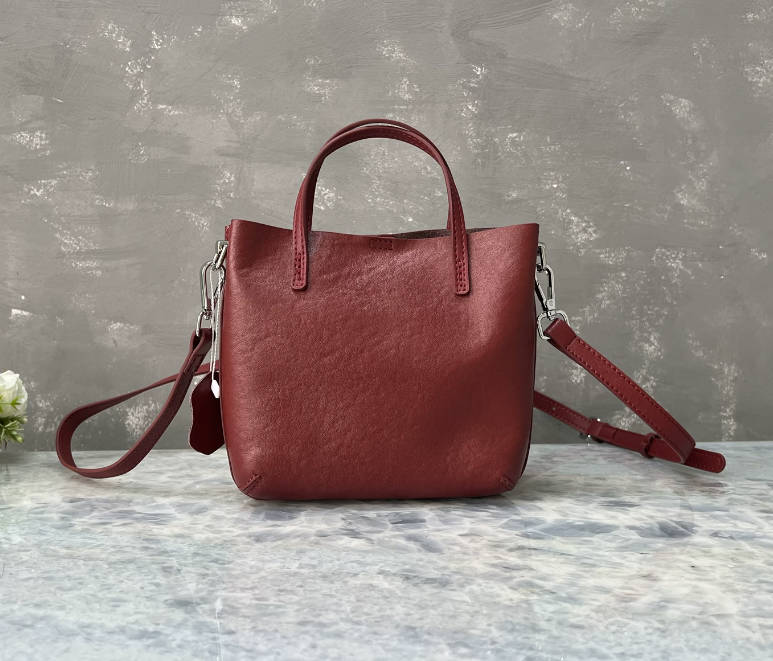 Women Vintage Leather Fashionable Small Shoulder Hand Bag