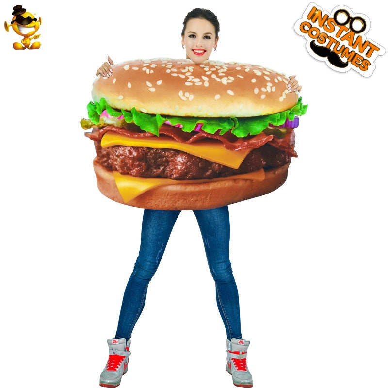 Adult French Fries Costume Halloween Cosplay Role Play Outfit