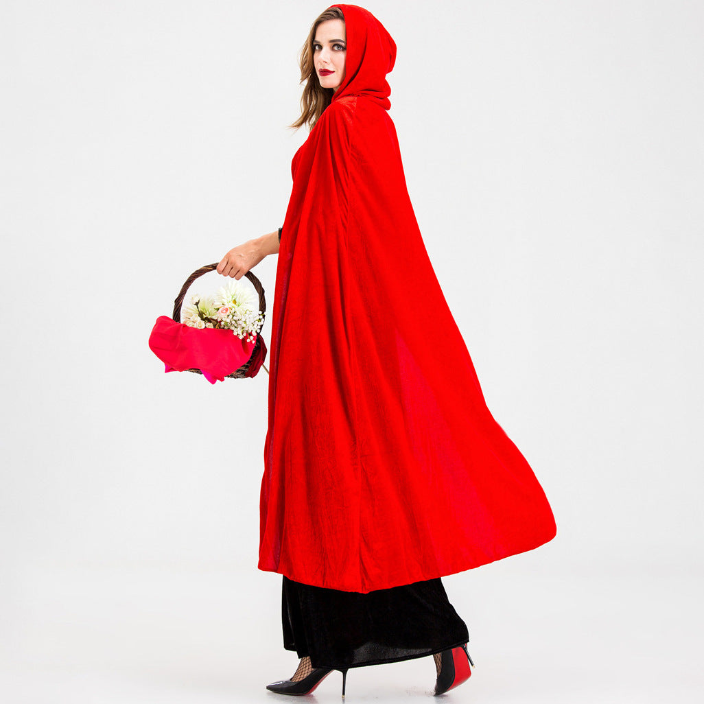 Halloween Costume Wolf Vampire Red Riding Hood Queen Cape