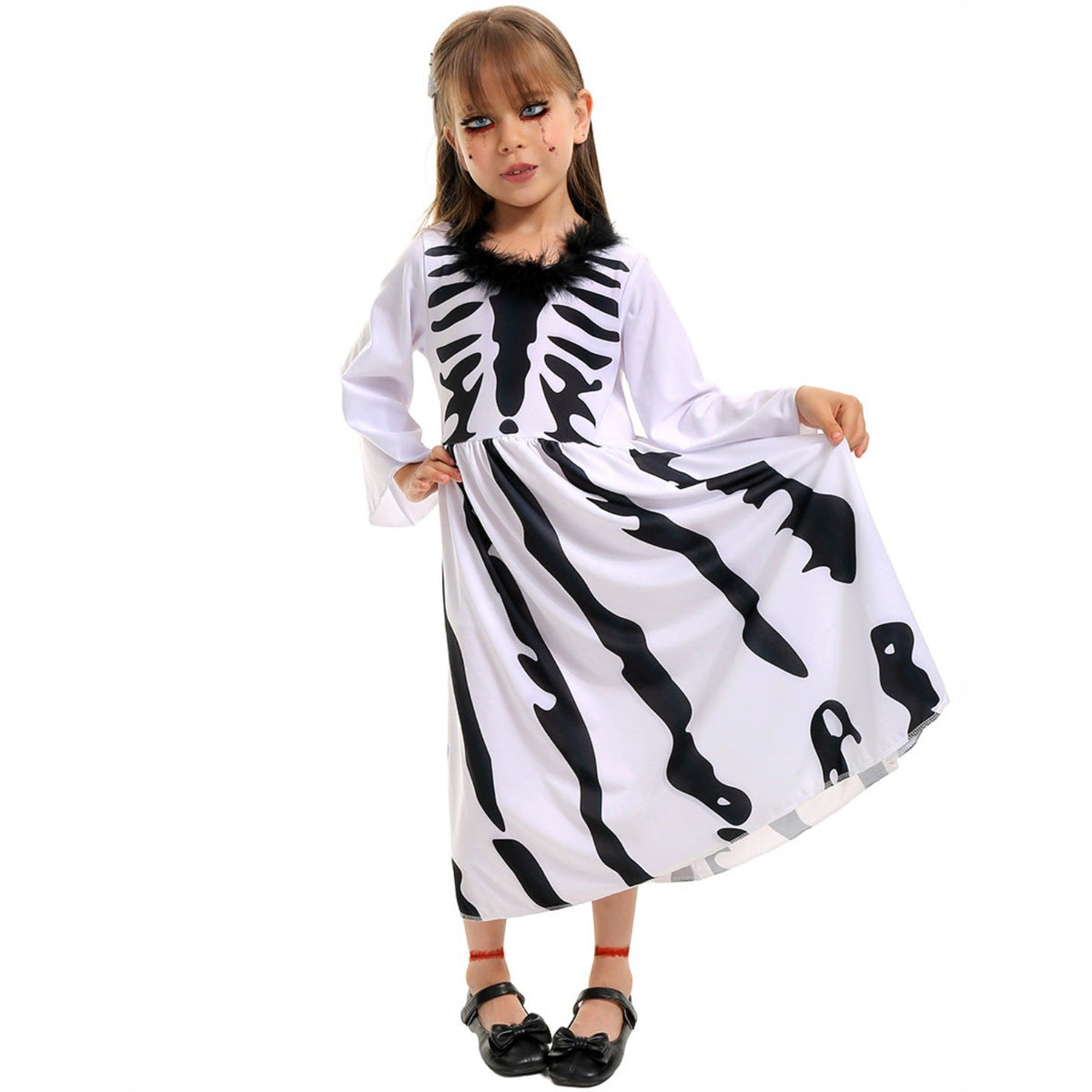 Skeleton T-Rex Costume For Kids Halloween Cosplay