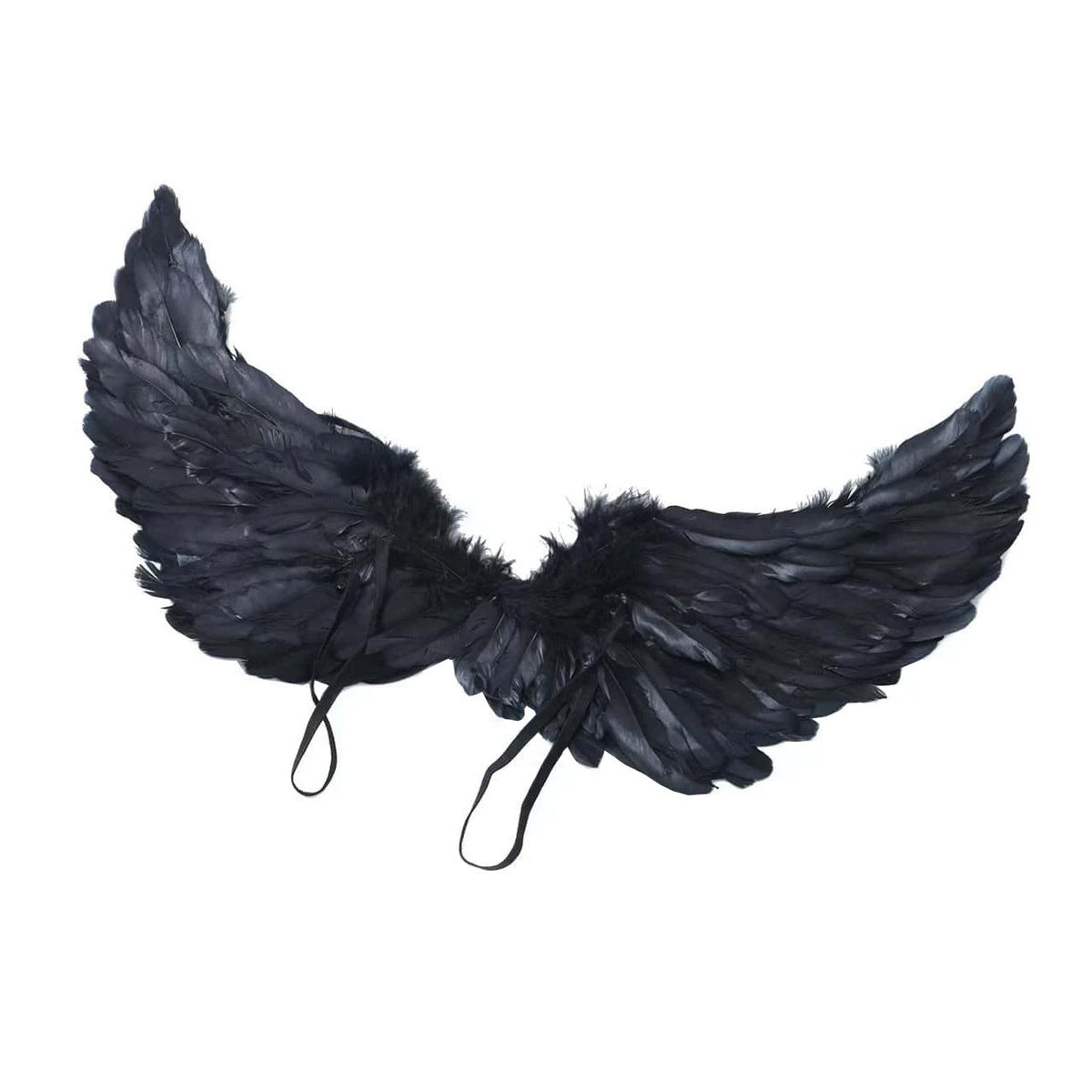 Black Feather Wings White Halloween Cosplay Angel Wings