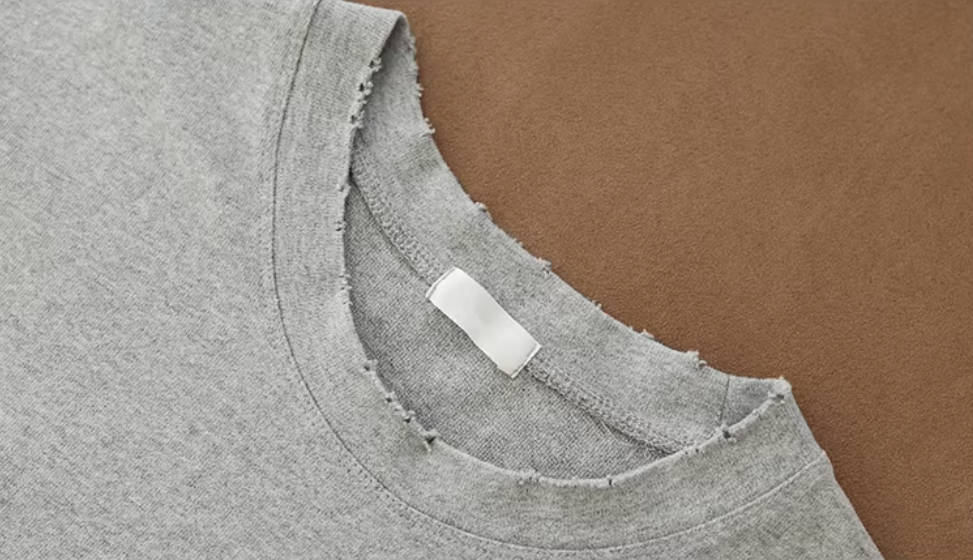 Cotton Casual Round Neck Loose Pocket Versatile Tops
