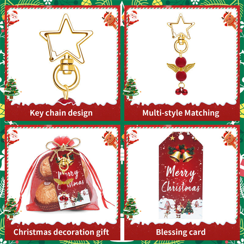 Christmas Star Angel Pendant Set For Tree Decor Gift