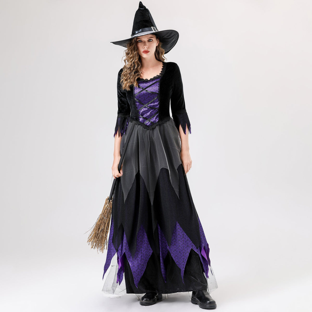 S-XXL Witch Costume Halloween Cosplay