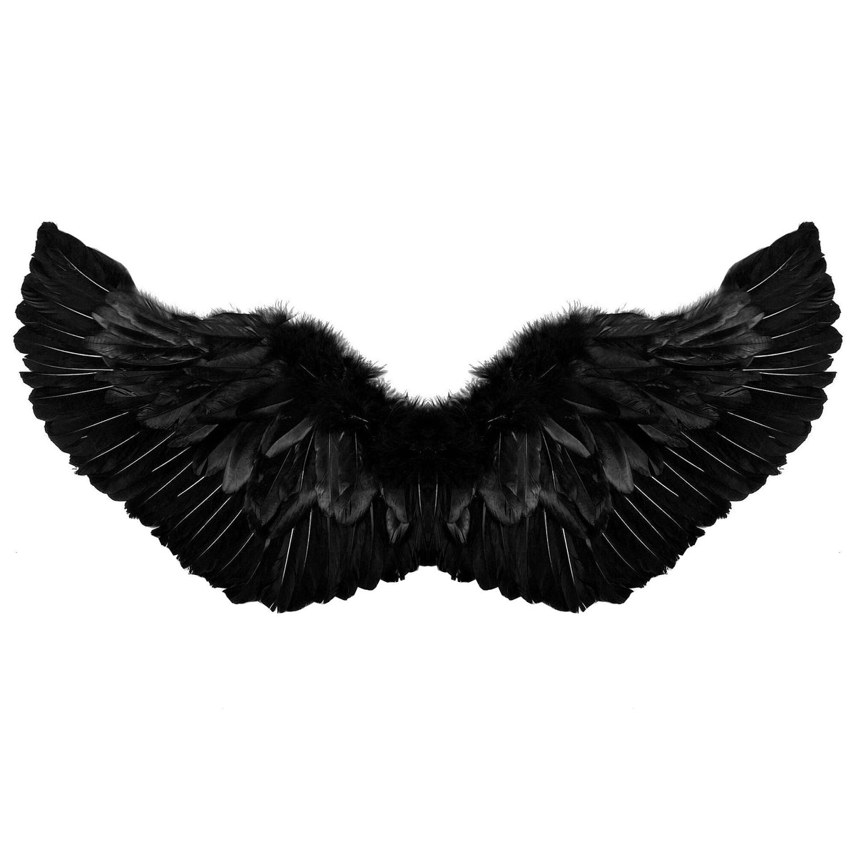 Black Feather Wings White Halloween Cosplay Angel Wings