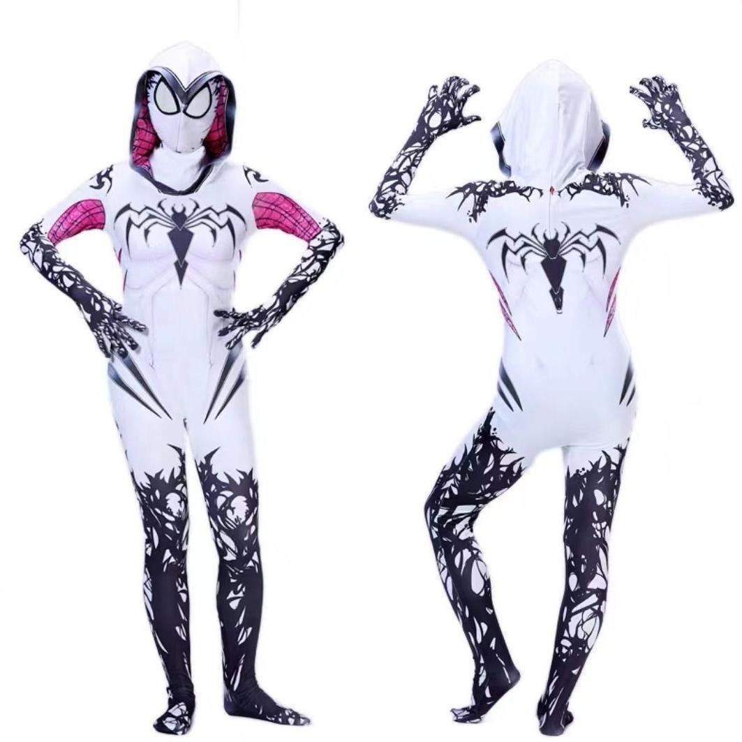 Venom Gwen Spider-Man Cosplay Costume For Kids Halloween Performance