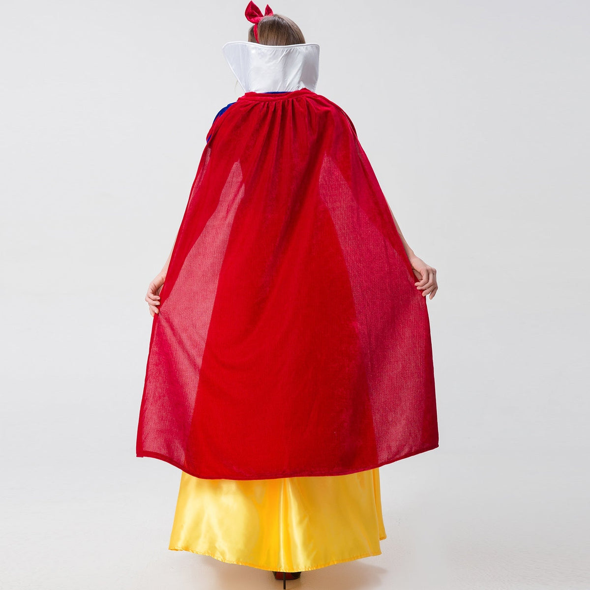 Adult Snow Princess Halloween Costume Long Dress