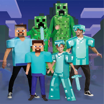 Minecraft Halloween Costume For Kids And Adults Role Play
