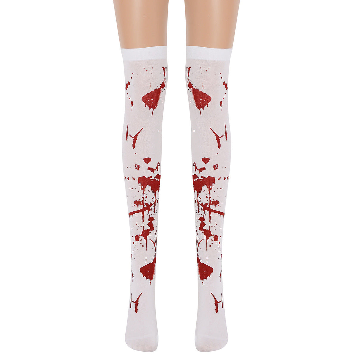 Vampire Zombie Nun Costume With Blood Stains For Halloween Cosplay