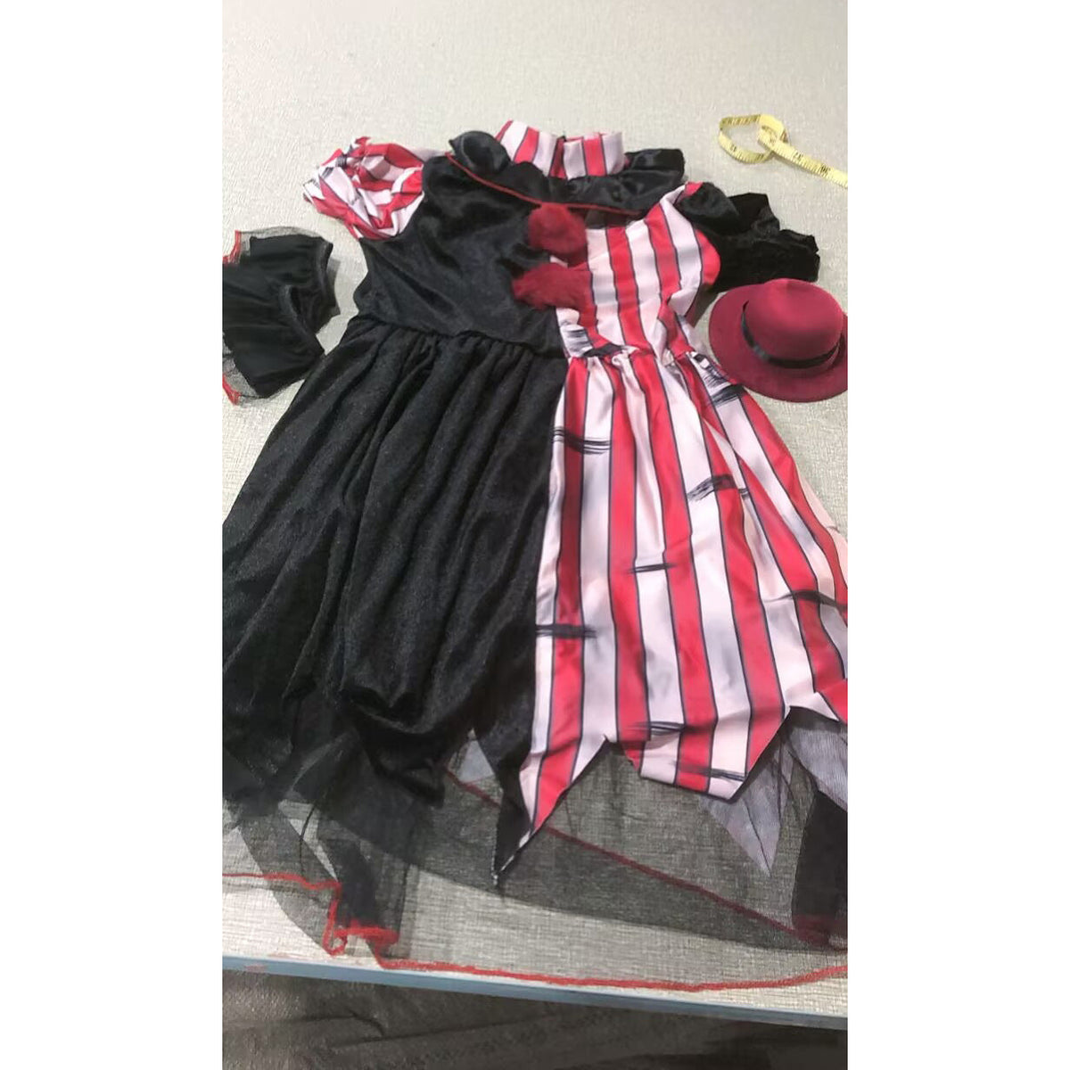 Children's Halloween Clown Costume Dress For Party