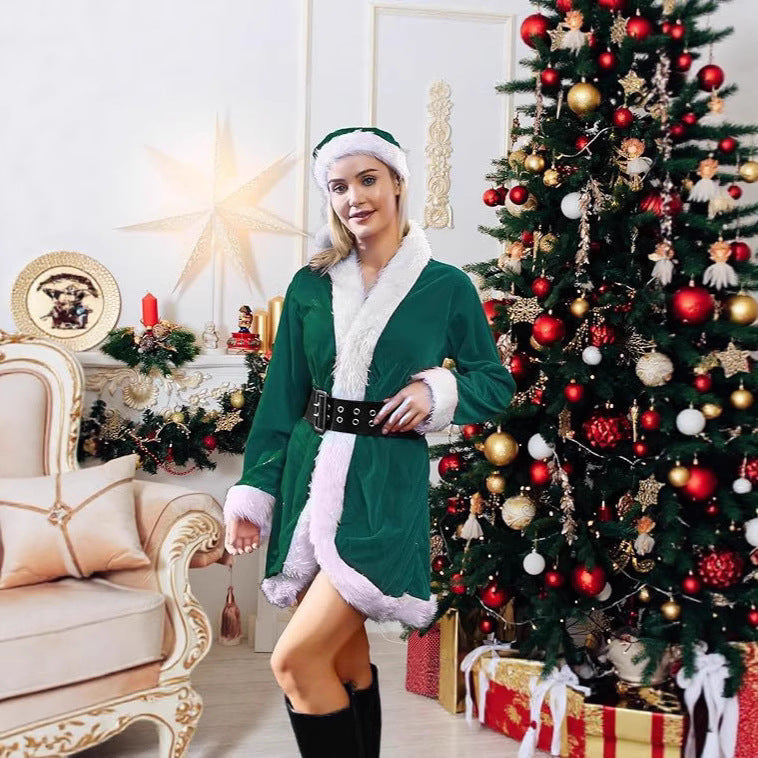 Santa Claus Costume For Women Christmas Cosplay Party