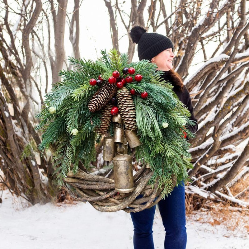 Christmas Wreath Farmhouse
