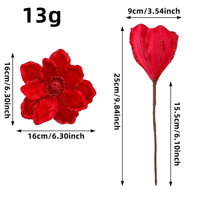 Gangzhilian Artificial Christmas Flowers