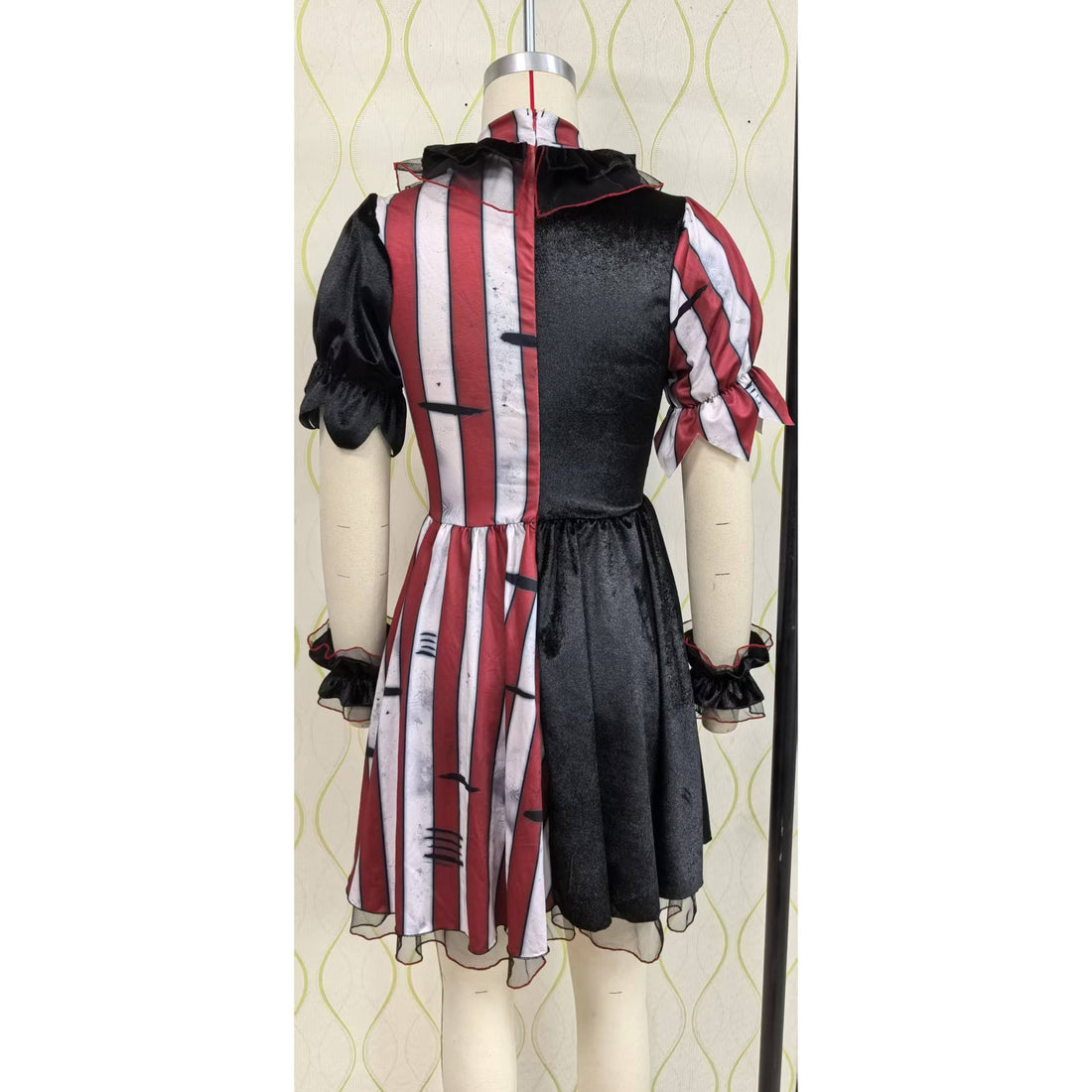 Children's Halloween Clown Costume Dress For Party