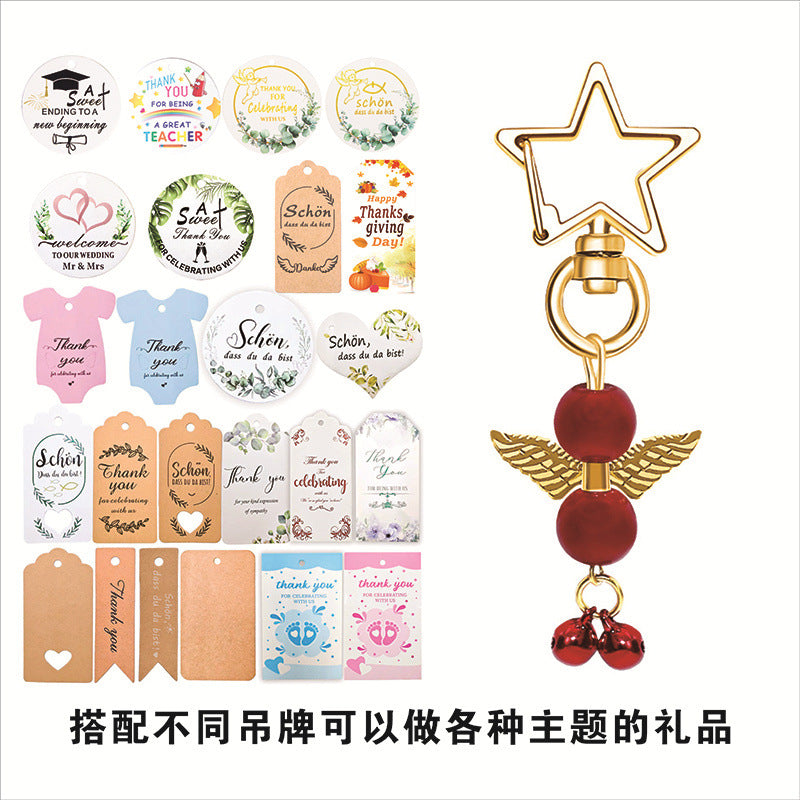 Christmas Star Angel Pendant Set For Tree Decor Gift