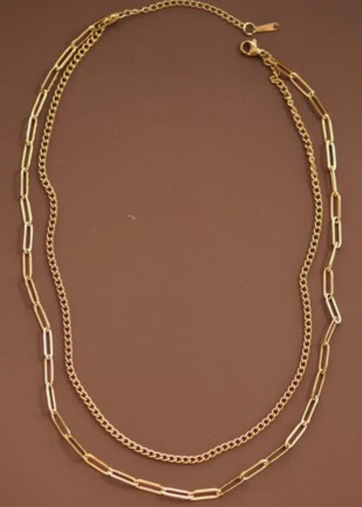 Anika 18K Gold Layered Chain Necklace