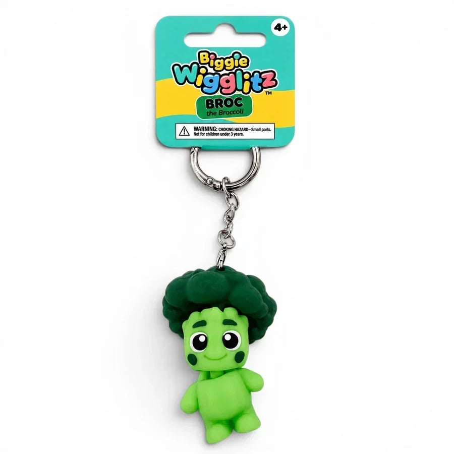 Biggie Wigglitz Broc the Broccoli Keychain - 66% Bigger