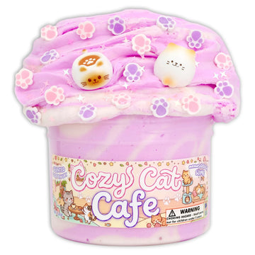 Dope Slimes 8 oz Cozy Cat Cafe Slime