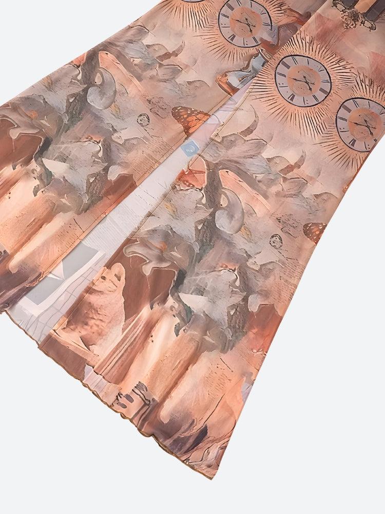 Fairycore Butterfly Mesh Maxi Skirt