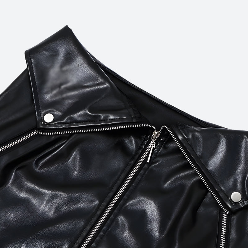 Faux Leather Mini Skirt