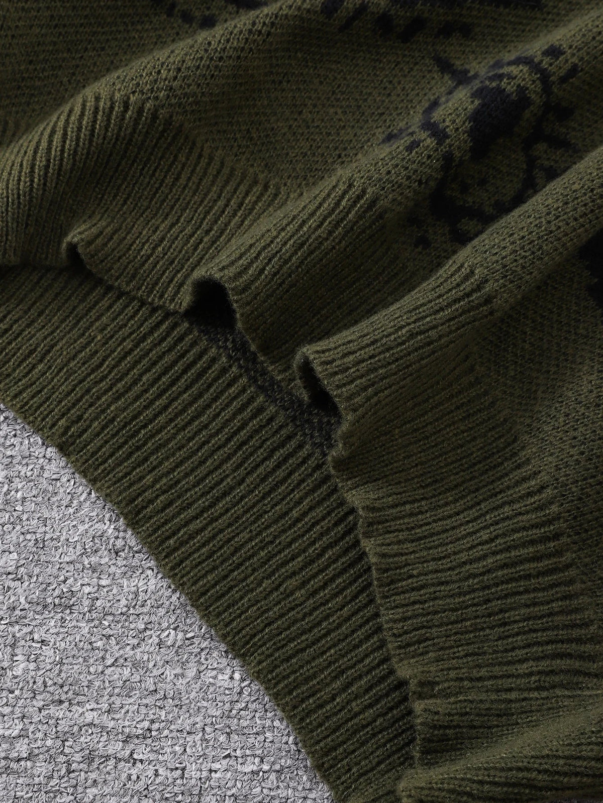 Grunge Eye Pattern Sweater