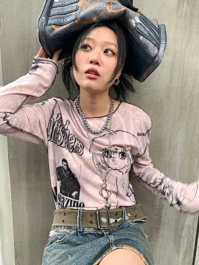 Grunge Harajuku Top