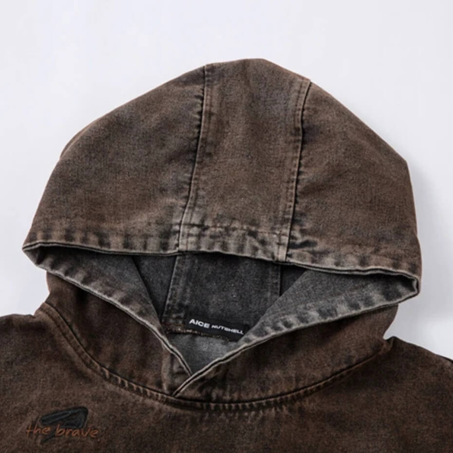 Grunge Washed Hoodie