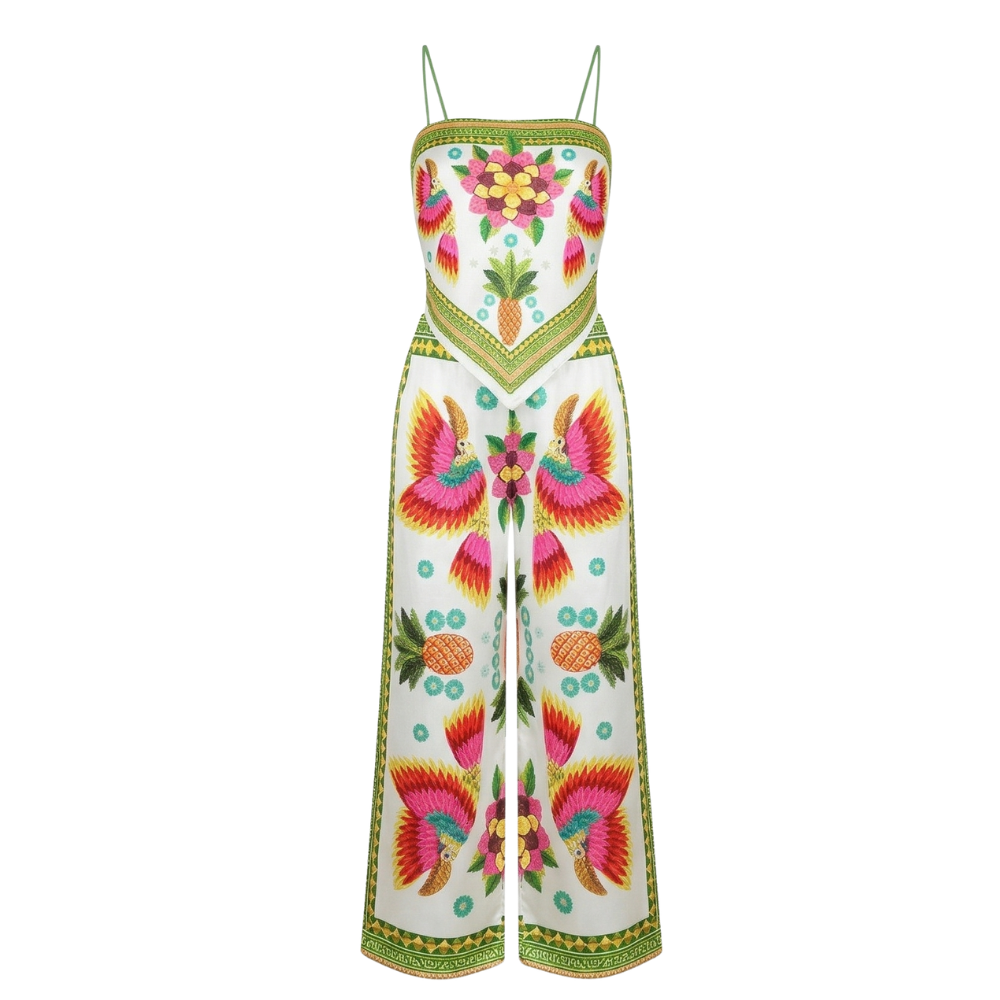 Tropical Print Matching Set