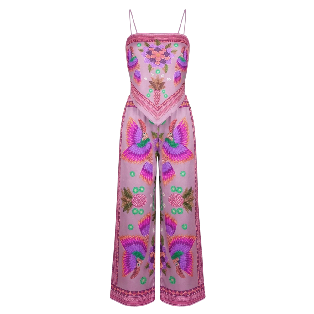 Tropical Print Matching Set
