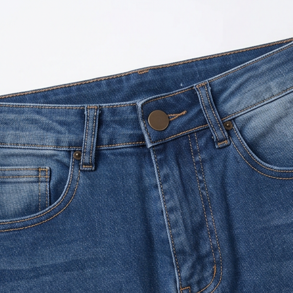 Women's Curve-Flattering Frayed Hem Denim Skirt