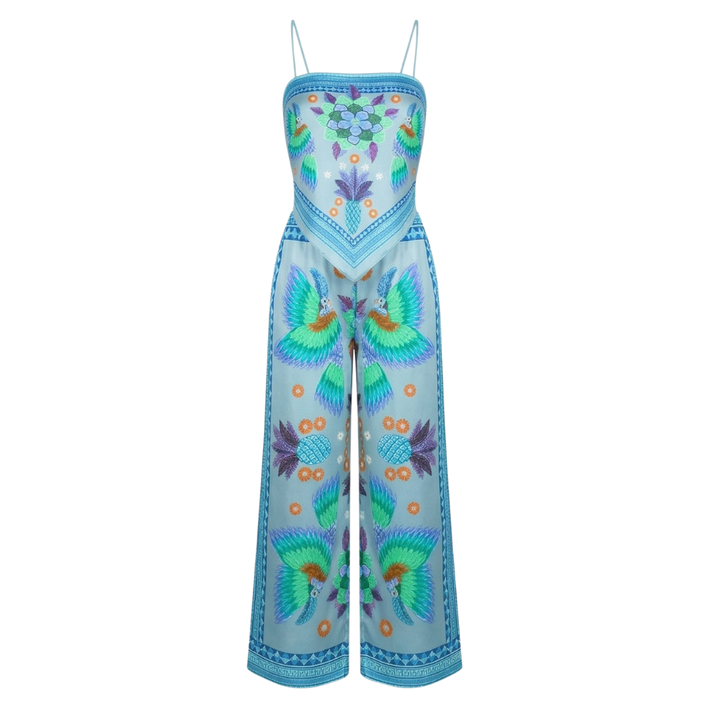 Tropical Print Matching Set