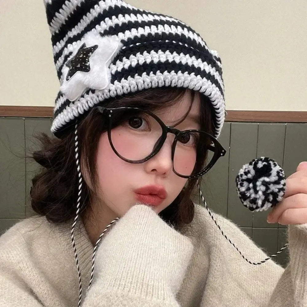 Kawaii Knitted Cat Ear Beanie