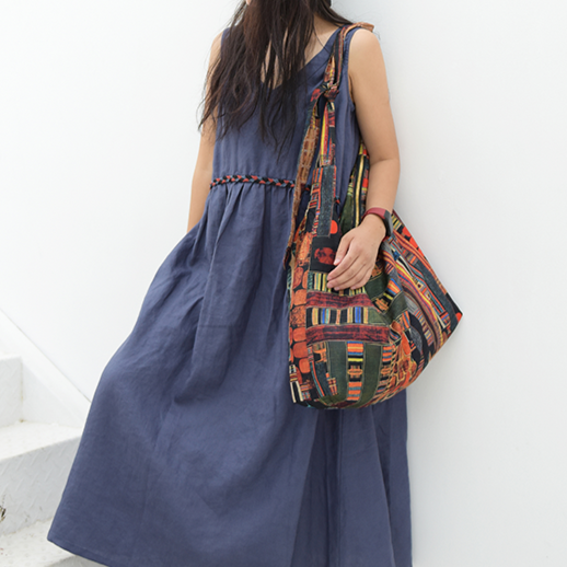 Babakud Women Vintage Artistic Cotton Printed Shoulder Crossbody Bag