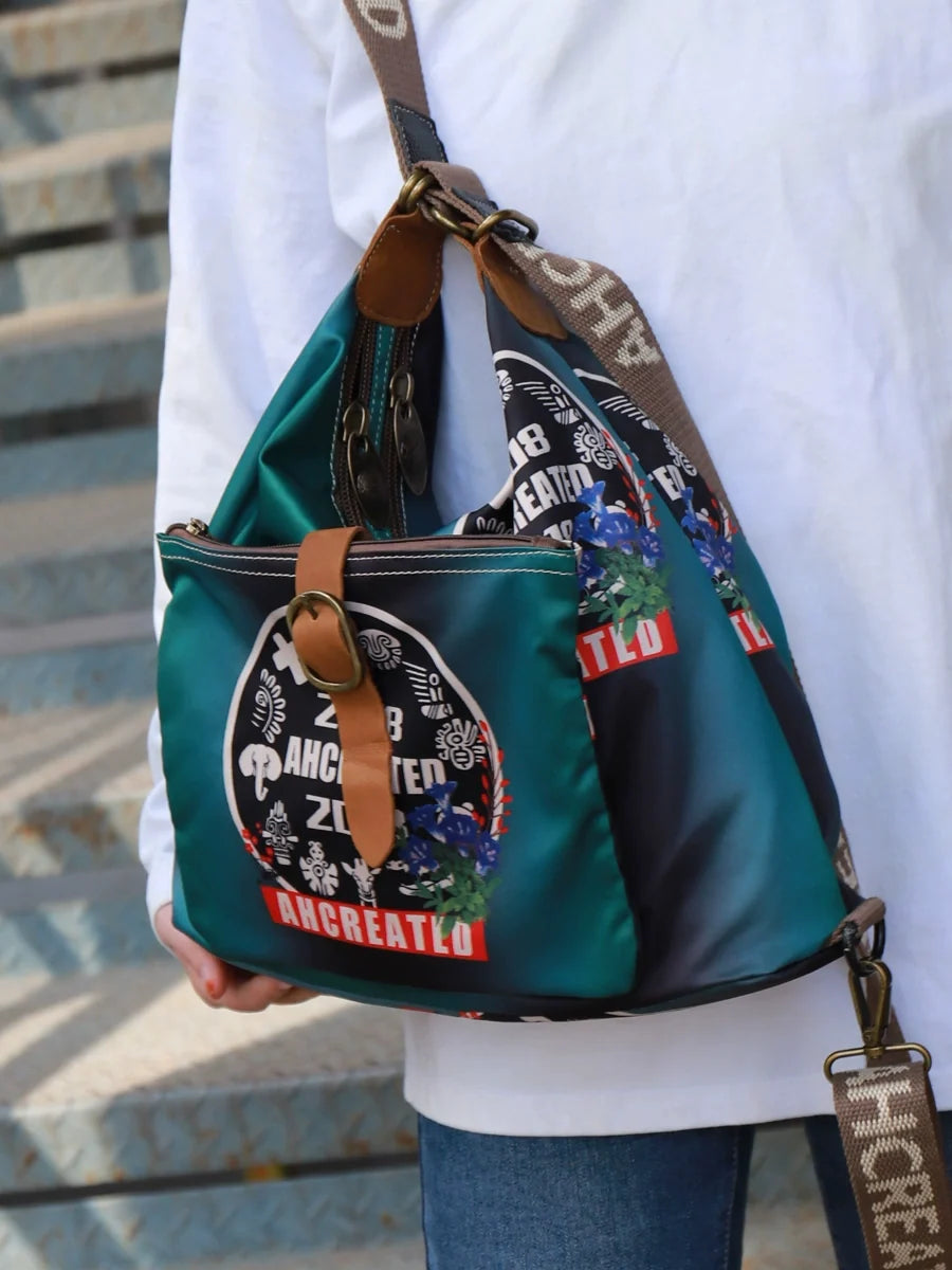 Babakud Oxford Printed Fashionable Versatile Convertible Bag