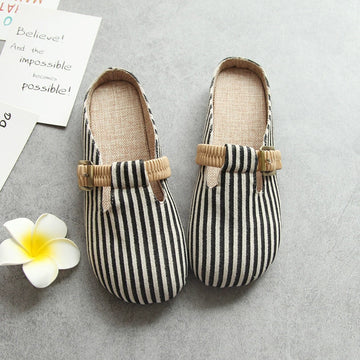Babakud Women Summer Cotton Everyday Flat Sole Slippers
