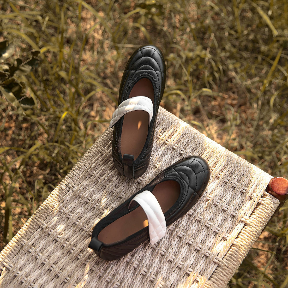 Sheepskin Leather Comfortable Soft Sole One Straped Flats