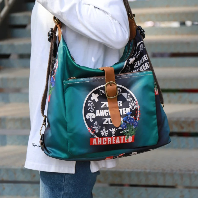 Babakud Oxford Printed Fashionable Versatile Convertible Bag