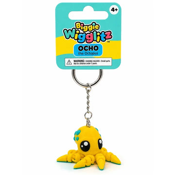 Biggie Wigglitz Ocho the Octopus Keychain - 66% Bigger