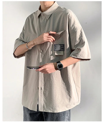 Oversized Short Sleeve Shirt