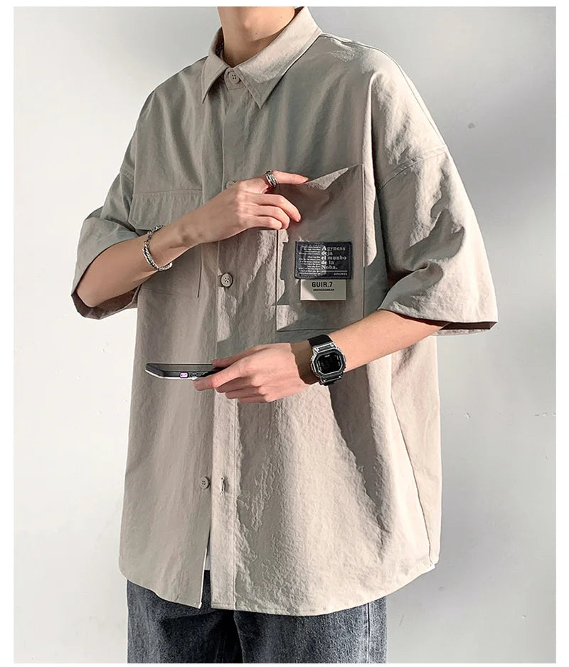 Oversized Short Sleeve Shirt